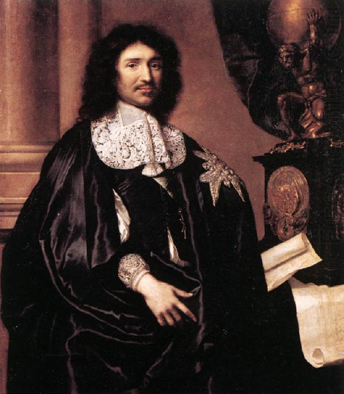 Portrait of Jean-Baptiste Colbert sg, LEFEBVRE, Claude